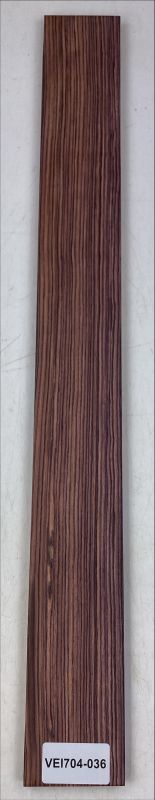 Fretboard Kingwood, Violetta 730x85x10mm Unique Piece #036